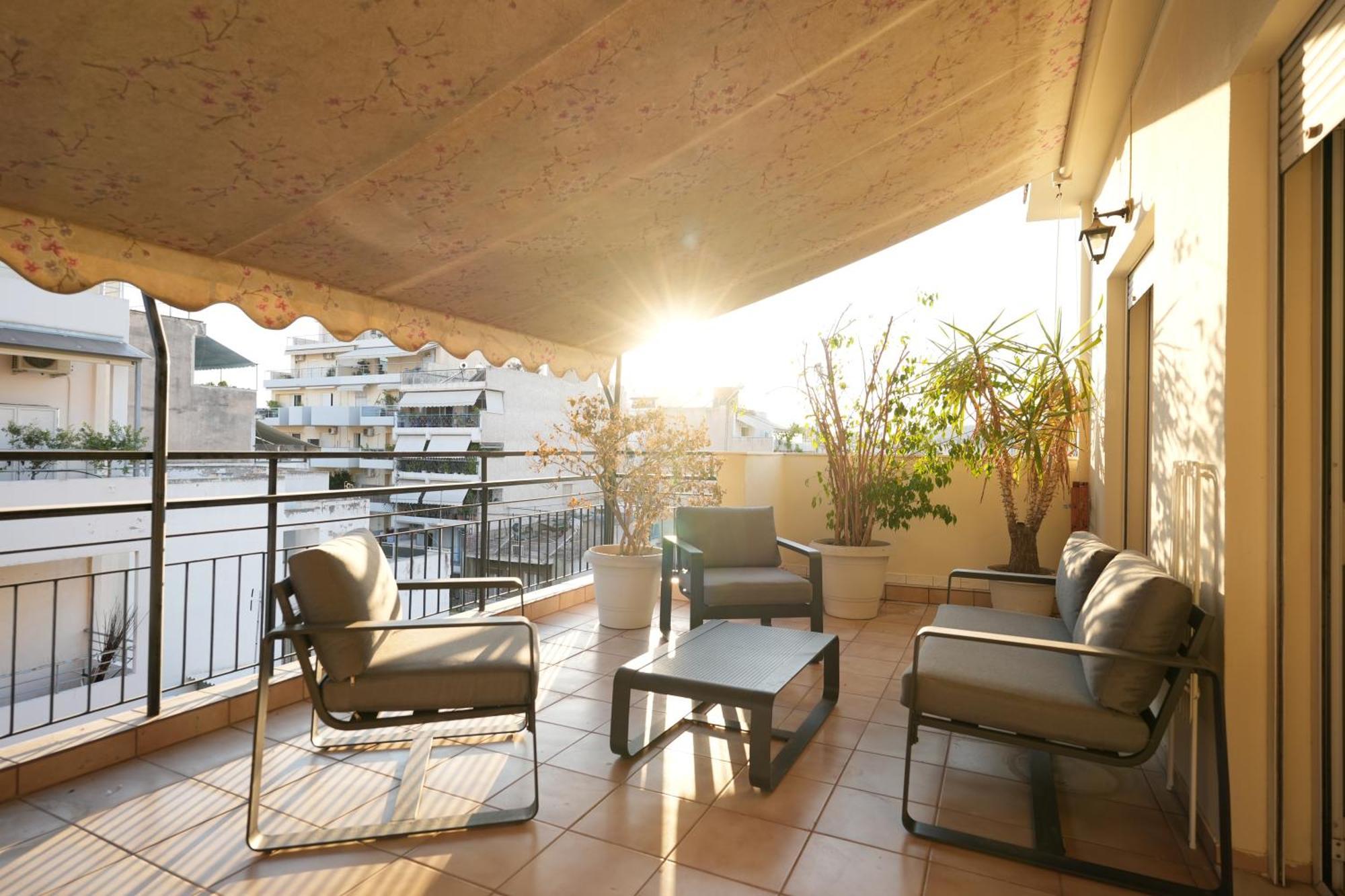 Modern Athenian Penthouse Apartment Exterior photo