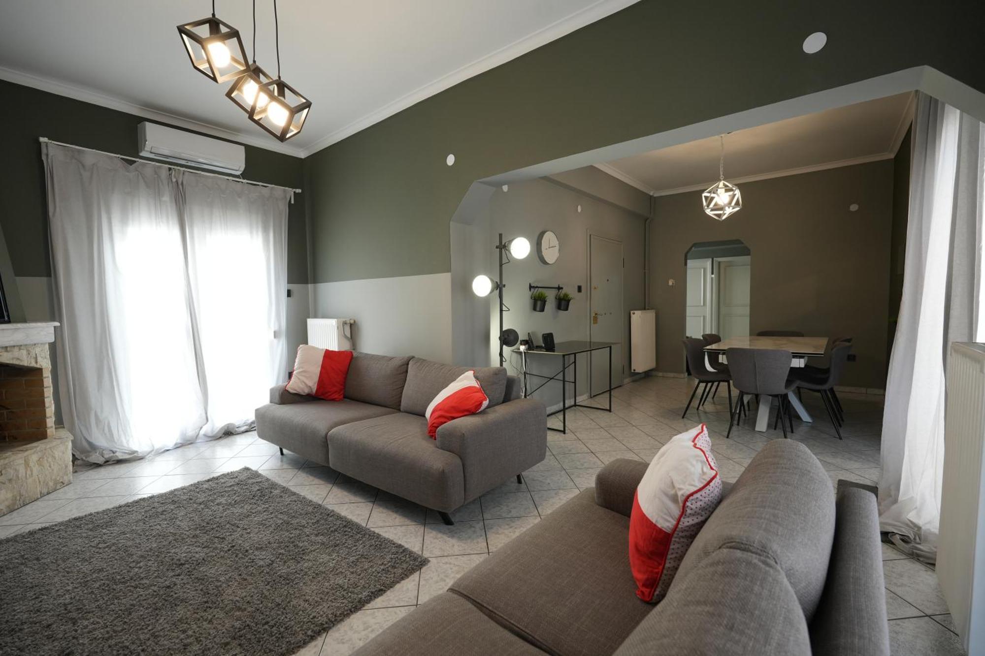 Modern Athenian Penthouse Apartment Exterior photo